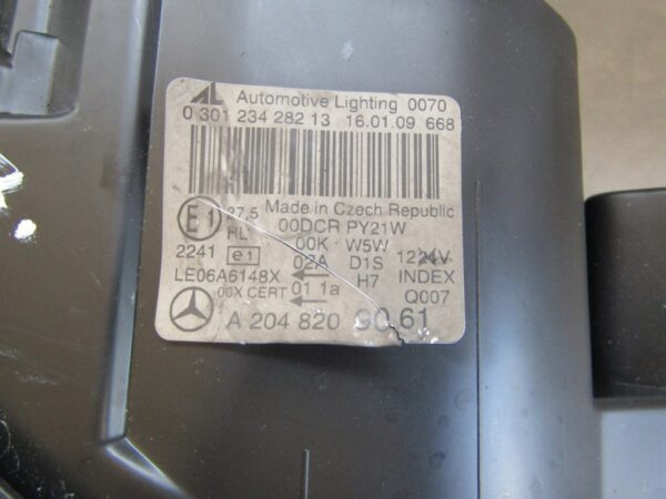Mercedes C-Klasse W204 XENON 07-11 RH RECHTS A2048209061  Q1195/K4 4A