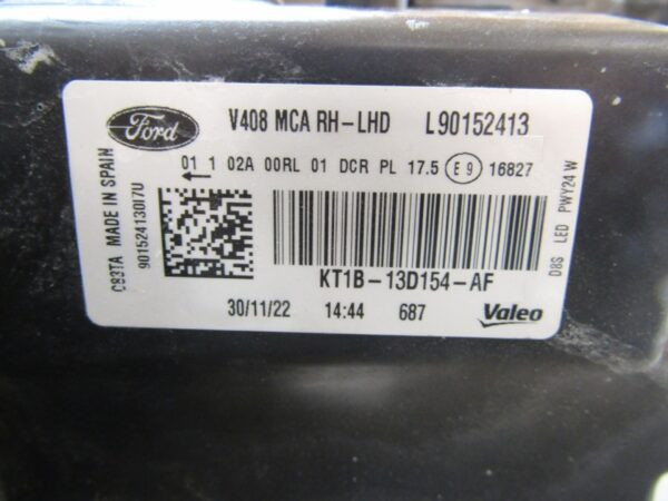 Koplamp Ford Transit Tourneo Connect MK2 Xenon 17-21 RH RECHTS KT1B 13D154 Q1161/B231