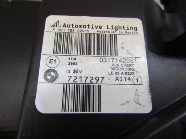 KOPLAMP BMW X3 F25 XENON DRAAIEND 10-14 LH LINKS 7217297 Q1196/K4 6B