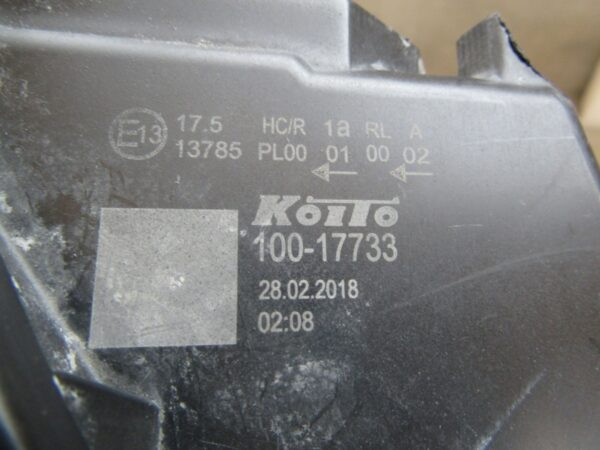 Koplamp Suzuki SX4 S CROSS STANDARD 13-16 RH 100 17733 RECHTS Q1230/E219