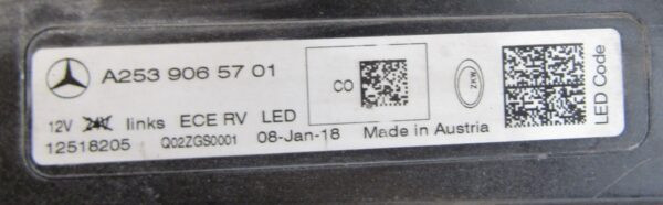 KOPLAMP Mercedes GLC W253 FULL LED ILS koplamp 15-19 LH LINKS A2539065701 S1303/D226