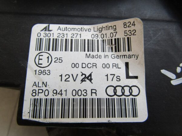Koplamp Audi A3 8P XENON 03-08 LH LINKS 8P0941003R Q1188/K4 14A