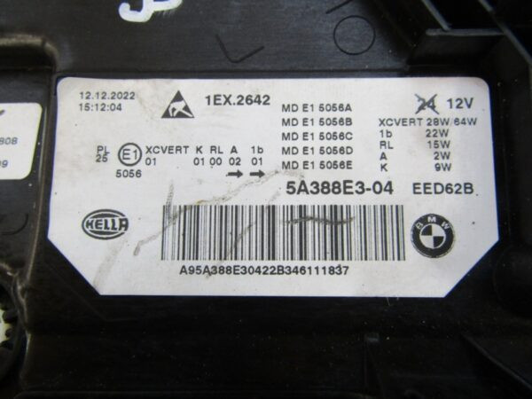 KOPLAMP BMW 5 SERIE G30 G30 FACELIFT LCI FULL LED 20-24 LH LINKS 5A388E3  Q1258/C194