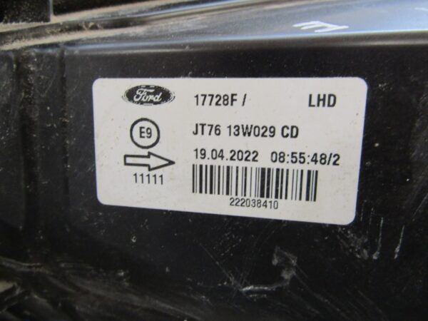 Koplamp Ford Transit Courier 1 I FACELIFT STANDARD 17-23 RH RECHTS JT76 13W029 Q1256/E208