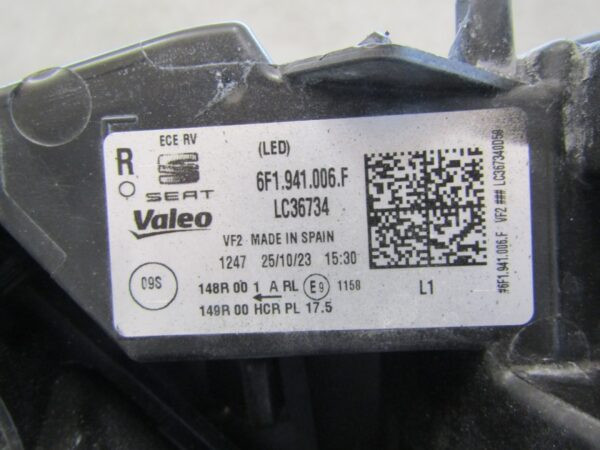 KOPLAMP Seat Ibiza V Arona FACELIFT LED 21- RH RECHTS 6F1941006F Q1255/E207