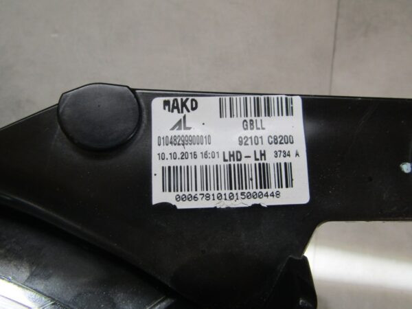KOPLAMP Hyundai I20 REGULAR LENS + LED 15- LH 92101 G8200 LINKS Q1149/K5 12D