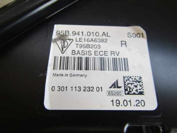 Koplamp Porsche MACAN 95B FACELIFT FULL LED 18-24 RH RECHTS 95B941010AL Q1184/K4 16F