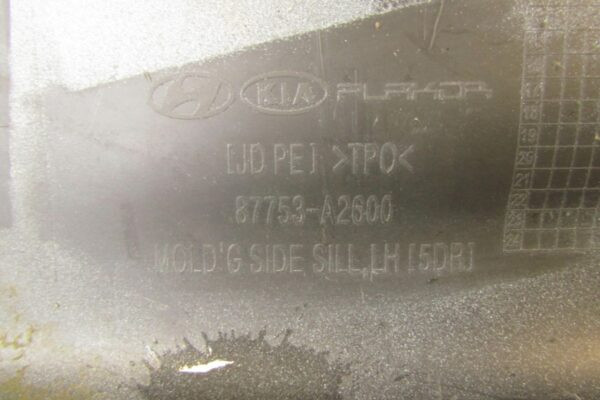 Zijskirt Links Dorpellijst KIA CEED 2 GT 15-18 Facelift 5D 87753a2600 Dorpel P8390