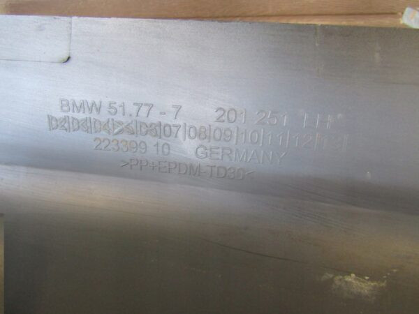 Zijskirt Links Dorpellijst BMW 5 GT F07 G Turismo 09-17 10801017464 Dorpel P7773