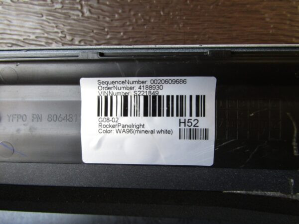 Zijskirt Links Dorpellijst BMW IX3 en X3 G08 Led M-pakket Mpakket 51779850869 Dorpel P9447