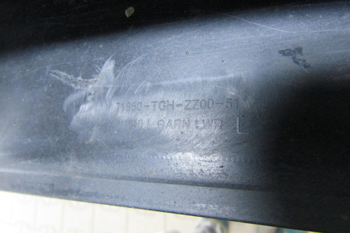 Zijskirt Links Dorpellijst Honda Civic X 10 Type RS 17- 71850-tga-ZZ00-51 Dorpel P13704