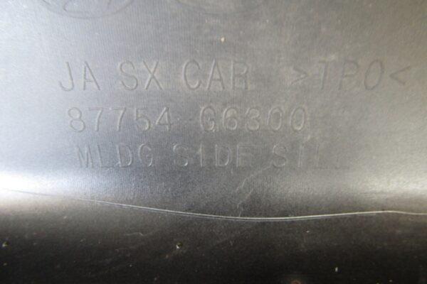 Zijskirt Dorpellijst Rechts KIA PICANTO 5D GT Line 17- 87754-G6300 Dorpel P12329