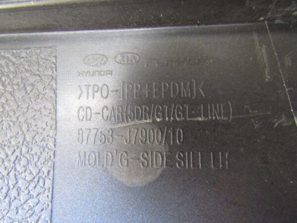Zijskirt Links Dorpellijst Kia Ceed III 3 GT 18- 5D GT Line 87753-J7900/10 Dorpel P13969