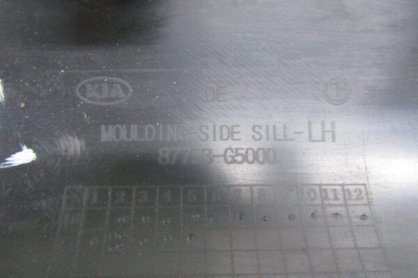 Zijskirt Links Dorpellijst Kia Niro 1 I 16-22 Afdekking 87753-g5000 Dorpel P15715