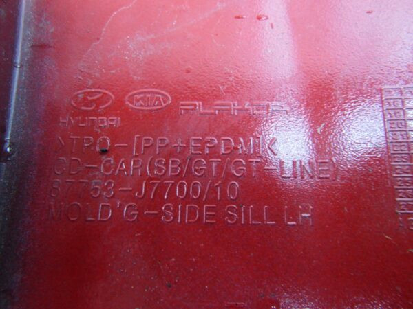 Zijskirt Links Dorpellijst Kia Proceed 3 GT Line 19- 87753 J7700 Dorpel P131209