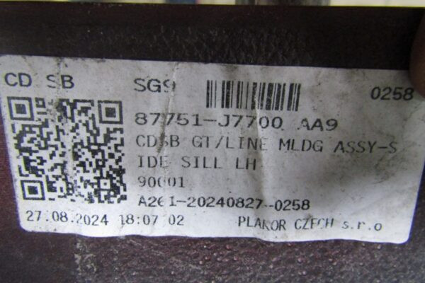 Zijskirt Links Dorpellijst Kia Proceed 3 GT Line 19- 87753 J7700 /10 Dorpel P15827