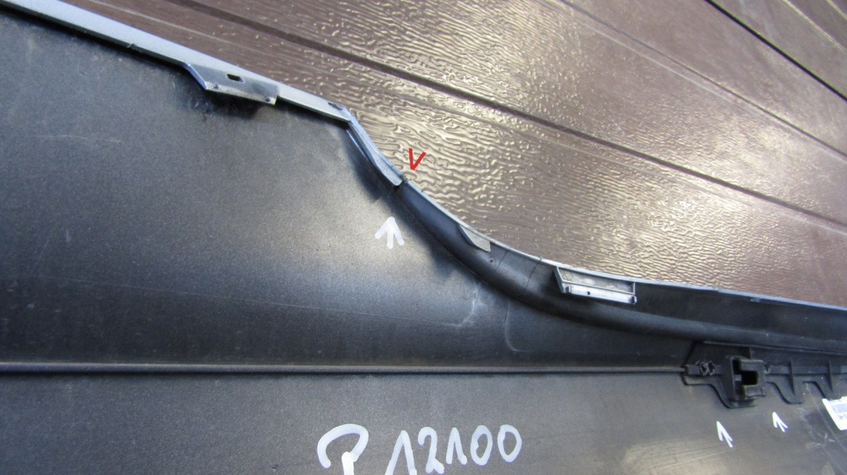 Zijskirt Links Dorpellijst Mercedes 205 Cabrio Afdekking a2056901506 Dorpel P12100