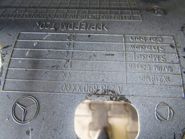 Zijskirt Dorpellijst Rechts Mercedes CLS AMG Facelift 218 14- A2186901200 Dorpel P12580