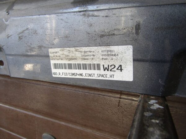Zijskirt Dorpellijst Rechts BMW 6 F12 F13 M6 M-pakket Mpakket 51778050416 Dorpel P10430