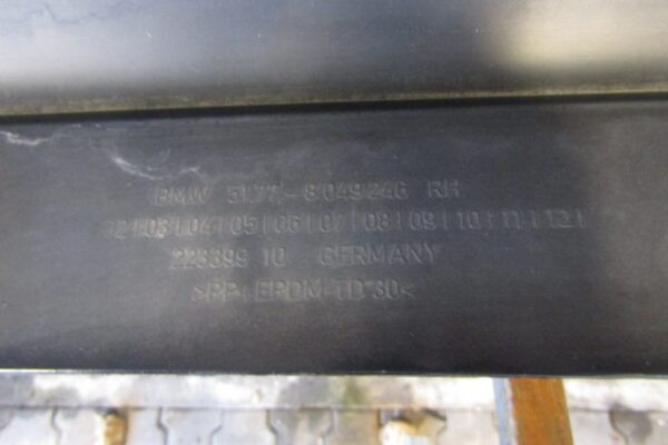 Zijskirt Dorpellijst Rechts BMW 5 GT F07 M Turismo Pakket Mpakket 51778049246 Dorpel P10978