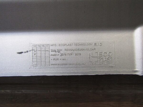 Zijskirt Dorpellijst Rechts Dacia Sandero 2 Sport Kit 12- 8970418050 Dorpel P5003