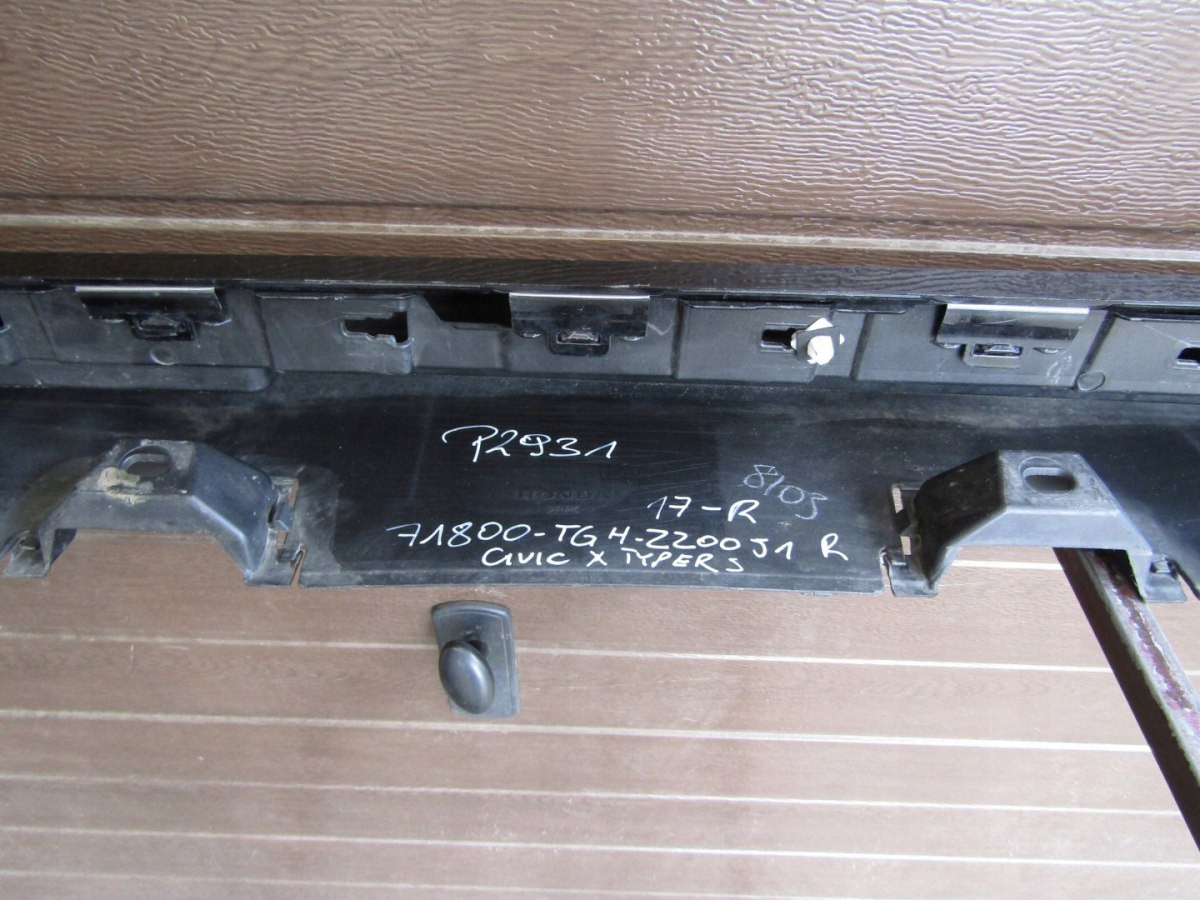 Zijskirt Dorpellijst Rechts Honda Civic X 10 Type RS 17- 8544451722 Dorpel P2931