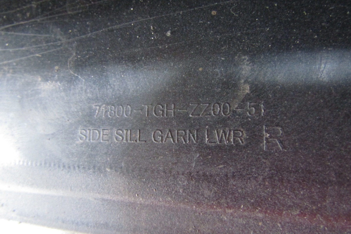 Zijskirt Dorpellijst Rechts Honda Civic X 10 Type RS 17- 71800-tgh-2200-51 Dorpel P13443