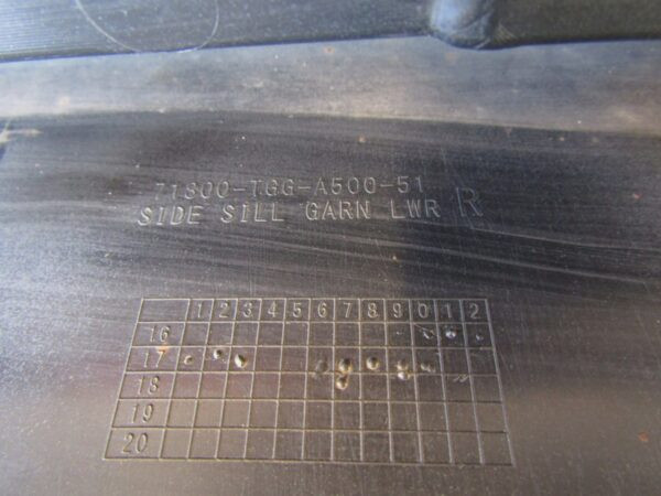 Zijskirt Dorpellijst Rechts Honda Civic X Sport Line 17- 8986860728 Dorpel P5037