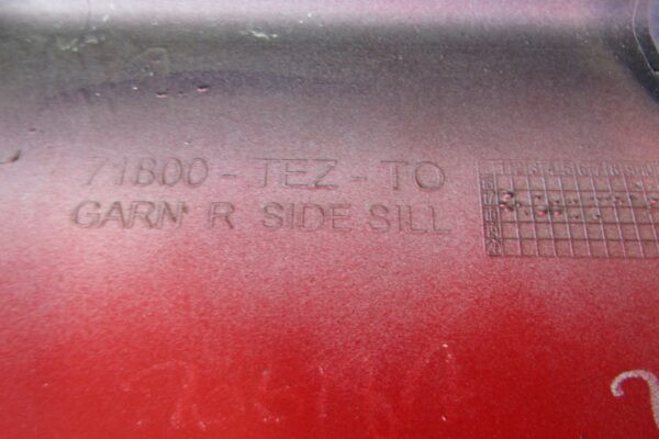 Zijskirt Dorpellijst Rechts Honda Civic X sedan HB 15-22 71800ook Dorpel P11485