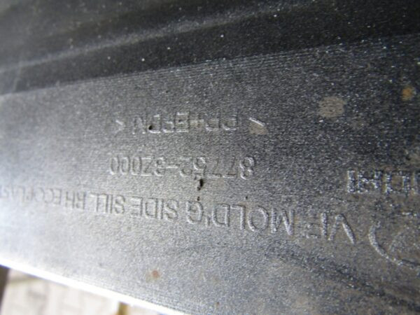 Zijskirt Rechts Dorpellijst Hyundai I40 Afdekking 11- I40 87752 -3Z000 Dorpel P10617
