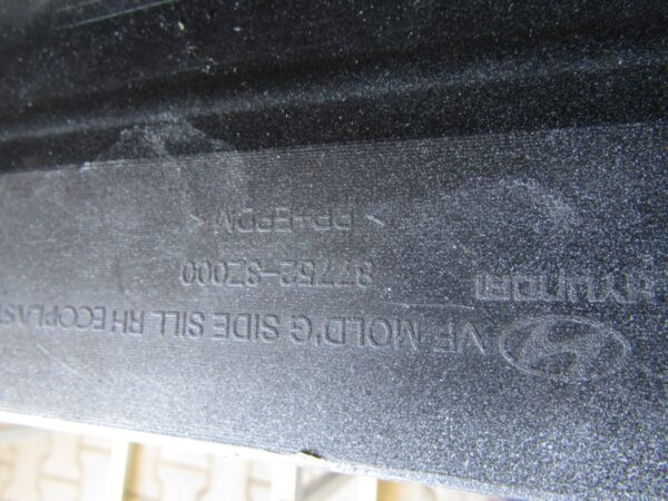 Zijskirt Rechts Dorpellijst Hyundai I40 Afdekking 11- I40 87752 -3Z000 Dorpel P12262