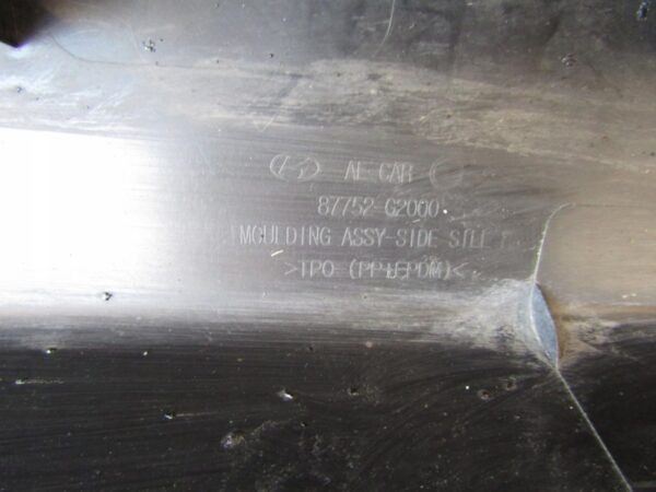 Zijskirt Dorpellijst Rechts Hyundai Ioniq Electrisch 17- 9348051819 Dorpel P5471