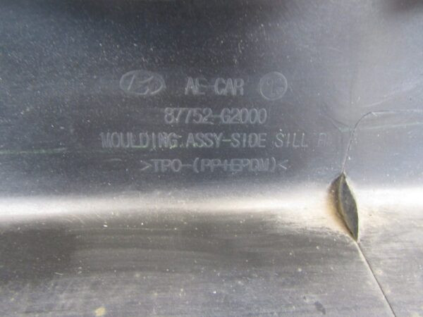 Zijskirt Dorpellijst Rechts Hyundai Ioniq Electrisch 17- 8762838233 Dorpel P4323