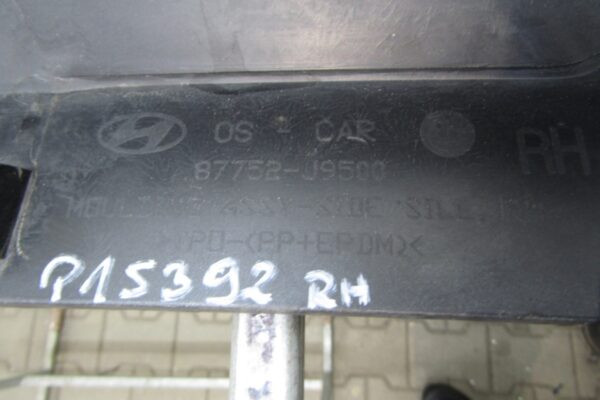 Zijskirt Dorpellijst Rechts Hyundai Kona 17-Cover 87752 j9500 Dorpel P15392