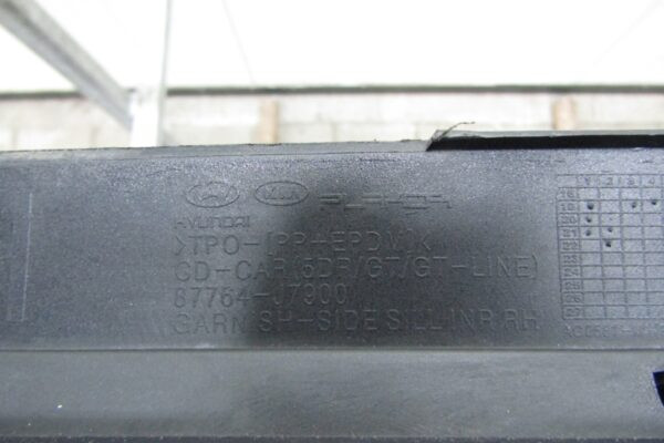 Zijskirt Dorpellijst Rechts Kia Ceed III 3 GT 18- 5D GT Line 87764-J7900 Dorpel P14975