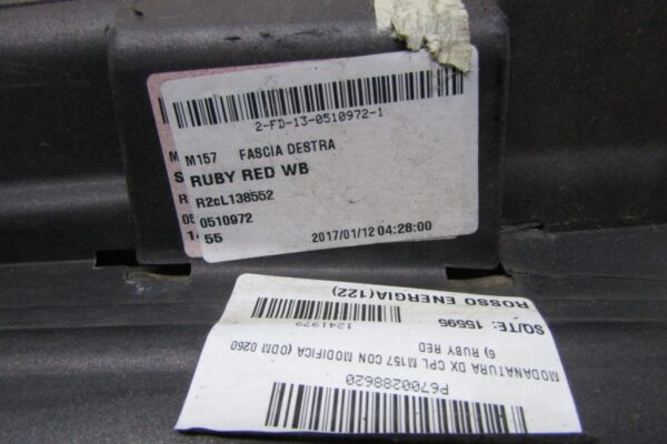 Zijskirt Dorpellijst Rechts Maserati GHIBLI M157 13- 670010791 Dorpel P15906