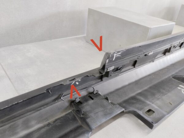 Zijskirt Dorpellijst Rechts Mercedes C 205 CABRIO AMG 14- a20569080600 Dorpel P16237