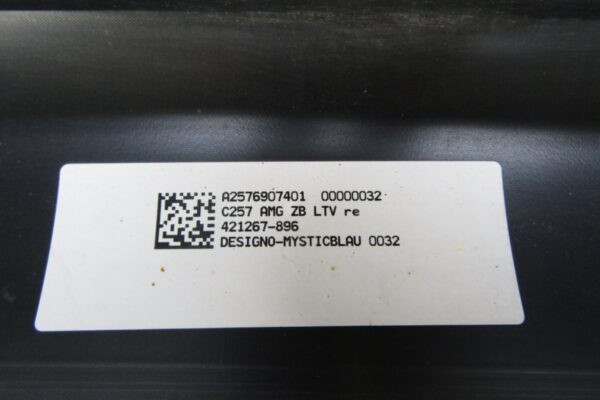 Zijskirt Dorpellijst Rechts Mercedes C 257 CLS AMG 18- a2576907401 Dorpel P13601