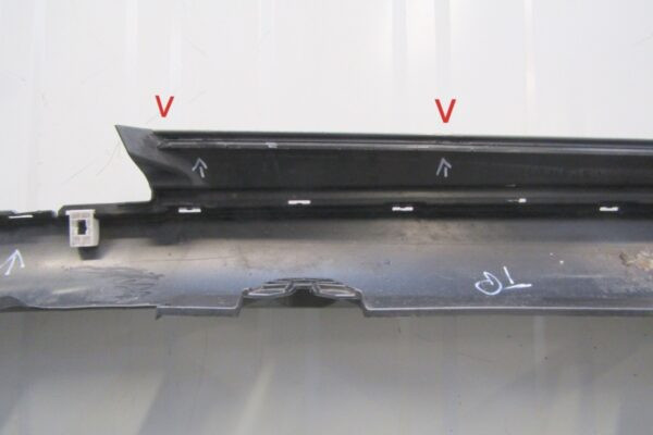 Zijskirt Rechts Dorpellijst Mercedes C-Klasse 205 Chroom Avantgarde a20566907002 Dorpel P12748