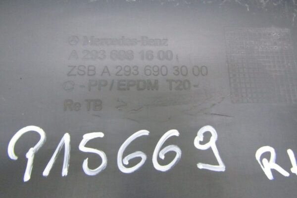 Zijskirt Dorpellijst Rechts Mercedes EQC N293 19 Graden a2936981600 a2936903000 Dorpel P15669