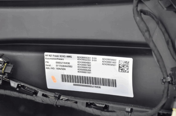 Bumper MERCEDES EQB AMG H243 243 2021- Voorbumper 004