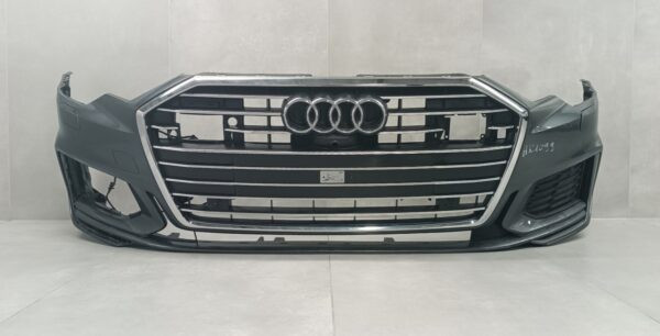 Bumper Audi A6 C8 4K0 S-lijn Sline 18-/+ 4 PDC + balk 4K0807437C Voorbumper HK1099