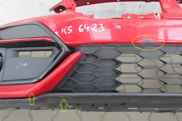 Bumper Honda Civic X 10 HB Facelift 19- 71101-TGG-ZZ00 Voorbumper KS6423