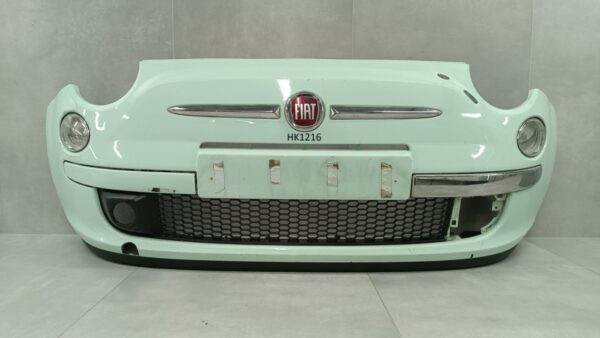 Bumper Fiat 500 07-15 / + 2 x halogeen 735426888 ST4653 Voorbumper HK1216