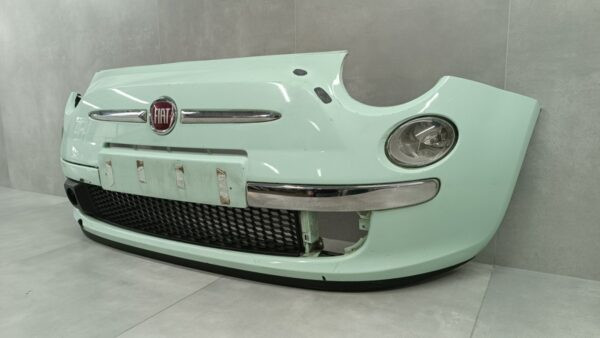 Bumper Fiat 500 07-15 / + 2 x halogeen 735426888 ST4653 Voorbumper HK1216