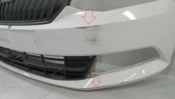 Bumper Skoda Fabia 3 III 6V0 14-18 /+ cover  6V0807221 Voorbumper HK1102