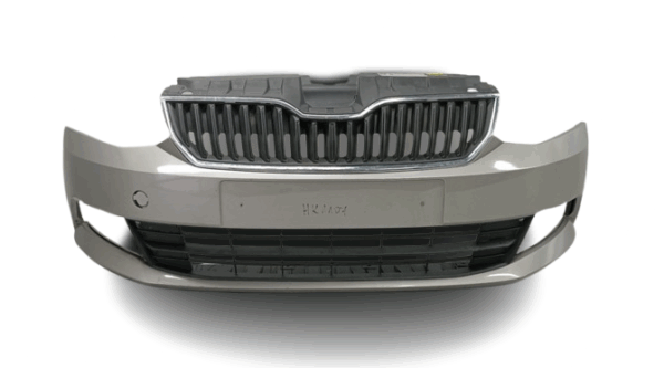 Bumper Skoda Fabia 3 III 6V0 14-18 /+ cover 6V0807221 Voorbumper HK1107