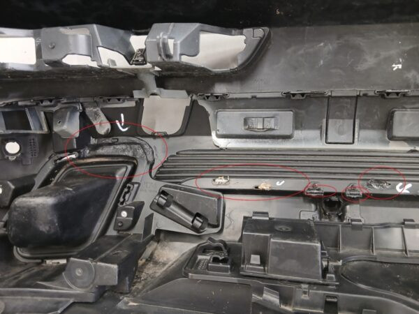 Bumper Citroen DS7 Crossback 17- 9820508777 Achterbumper PJ1654