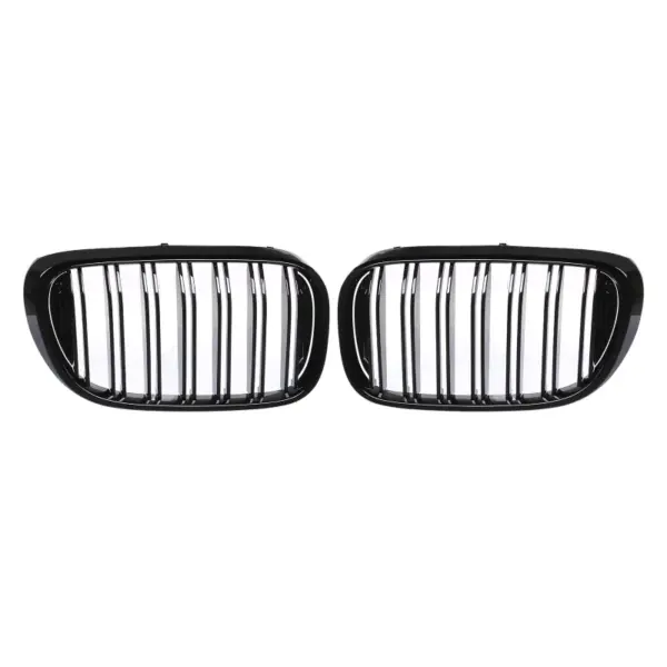 Grill Hoogglans Zwart Niergrill Dubbele Brug BMW 7 Serie G11/G12 Pre-Facelift (2015-2019) Grille