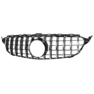 Grill Radiatorgrille Chroom GT Panamericana zonder camera Mercedes C-Klasse W205 S205 C205 A205 pre-facelift (2014-2018) Grille